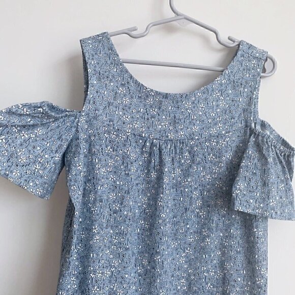 NWT Tea Collection Floral Cold Shoulder Dress, Size 10 years - Picture 3 of 6